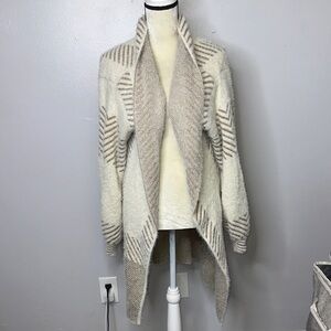 Cozy Cream and Tan Women's Sweater